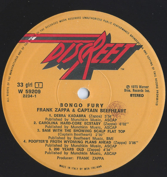 Frank Zappa - Bongo Fury