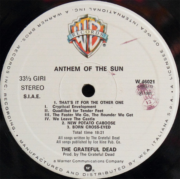 The Grateful Dead - Anthem Of The Sun