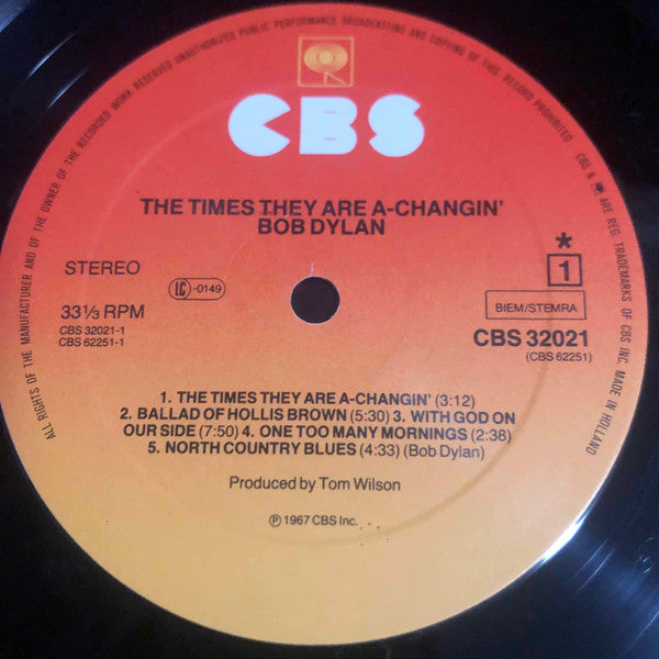 Bob Dylan - The Times They Are A-Changin'