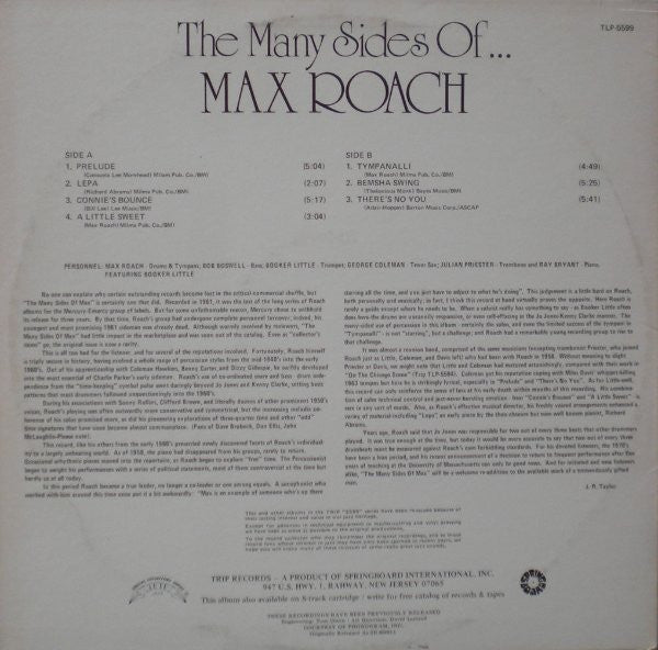 Max Roach - The Many Sides Of Max