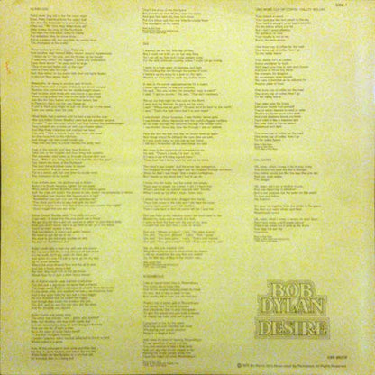 Bob Dylan - Desire