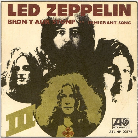 Led Zeppelin - Bron-Y-Aur Stomp / Immigrant Song (7")