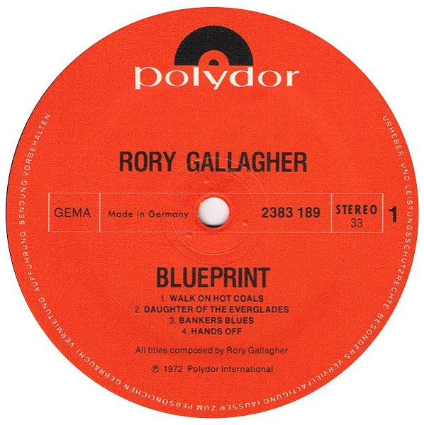 Rory Gallagher - Blueprint