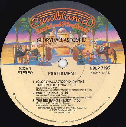 Parliament - GloryHallaStoopid (Pin The Tale On The Funky)