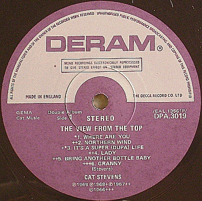 Cat Stevens - The View From The Top