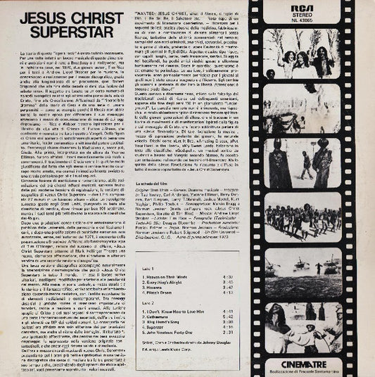 Andrew Lloyd Webber And Tim Rice - Jesus Christ Superstar
