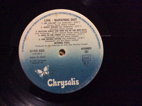 Jethro Tull - Live - Bursting Out