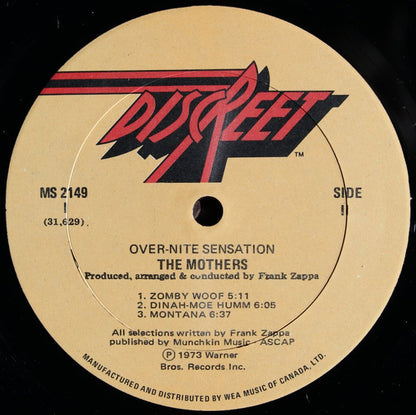 The Mothers - Over-nite Sensation