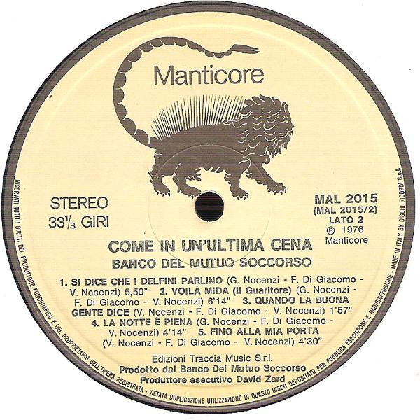 Banco Del Mutuo Soccorso - Come In Un'Ultima Cena