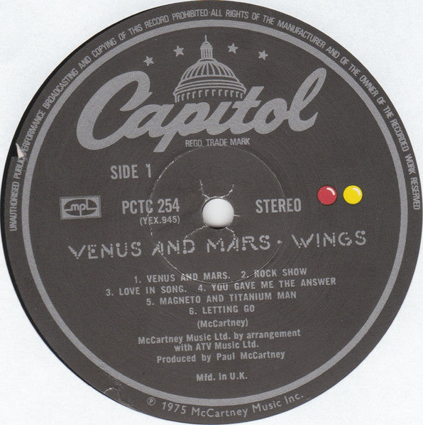 Wings - Venus And Mars