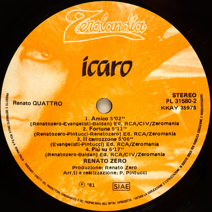Renato Zero - Icaro