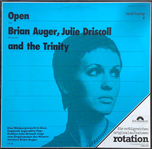 Brian Auger, Julie Driscoll And The Trinity ‎– Open