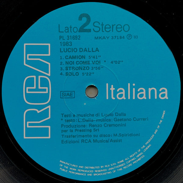 Lucio Dalla - 1983