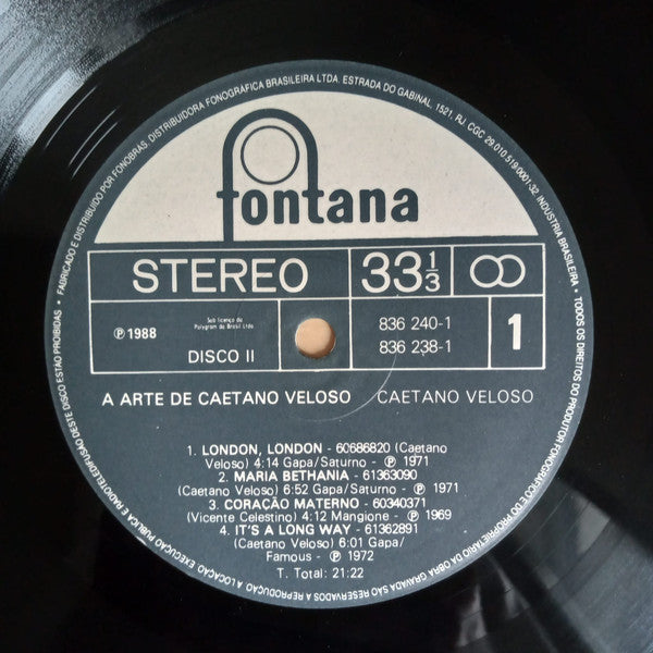 Caetano Veloso - A Arte De Caetano Veloso