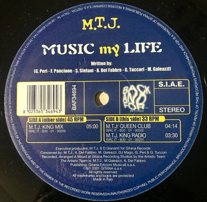 M.T.J. - Music My Life