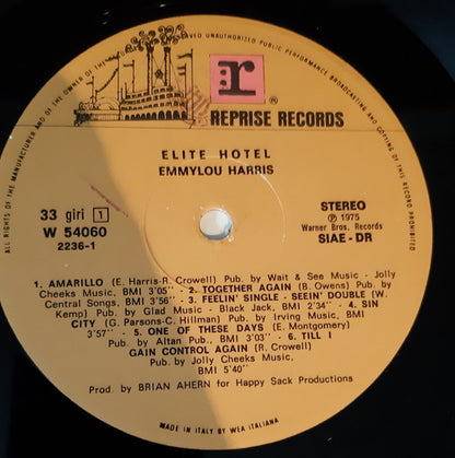 Emmylou Harris - Elite Hotel