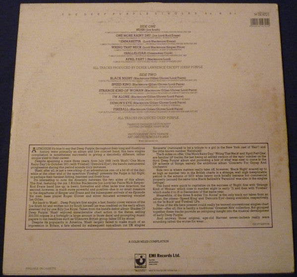 Deep Purple - The Deep Purple Singles A's & B's