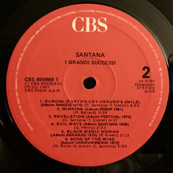 Santana - I Grandi Successi