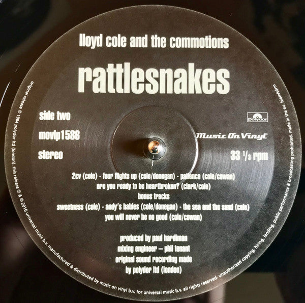 Lloyd Cole & The Commotions - Rattlesnakes (nuovo)