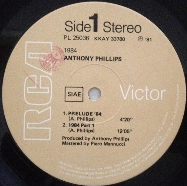 Anthony Phillips - 1984