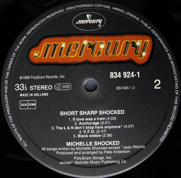 Michelle Shocked - Short Sharp Shocked