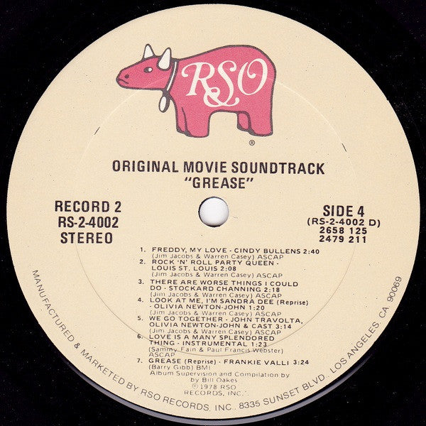 Various - Grease (The Original Soundtrack From The Motion Picture)
