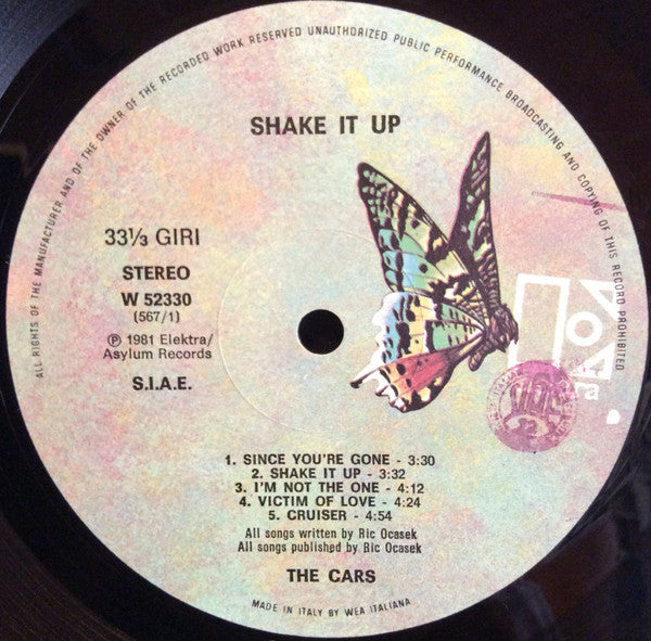 The Cars - Shake It Up