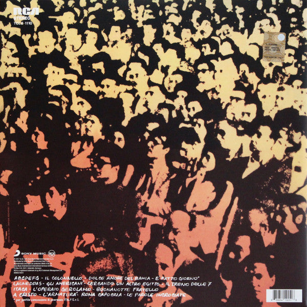 Dalla / De Gregori / Monti / Venditti ‎– Dal Vivo - Bologna 2 Settembre 1974