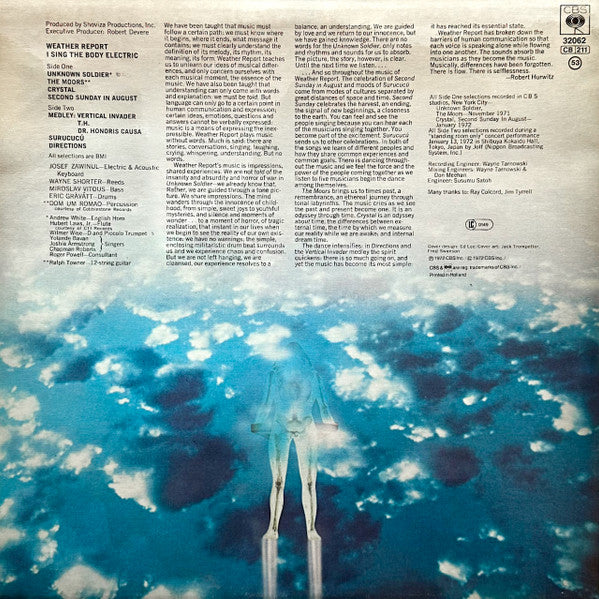 Weather Report - I Sing The Body Electric