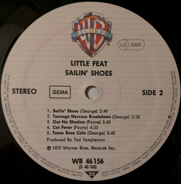 Little Feat - Sailin' Shoes
