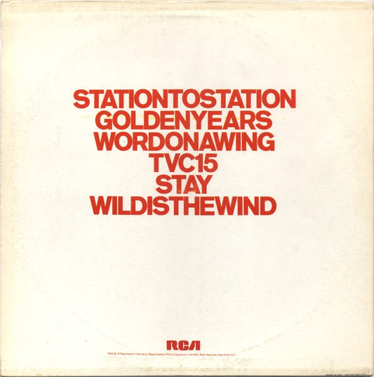 David Bowie - Station To Station
