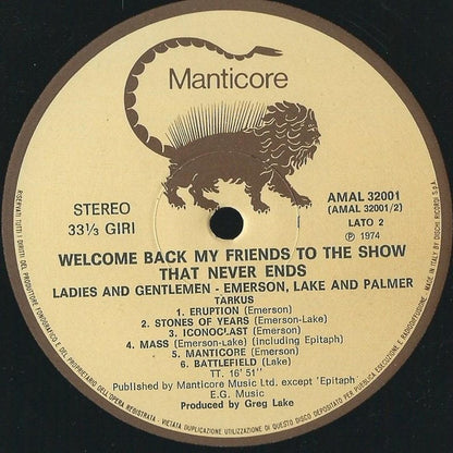 Emerson, Lake & Palmer - Welcome Back My Friends To The Show That Never Ends - Ladies And Gentlemen
