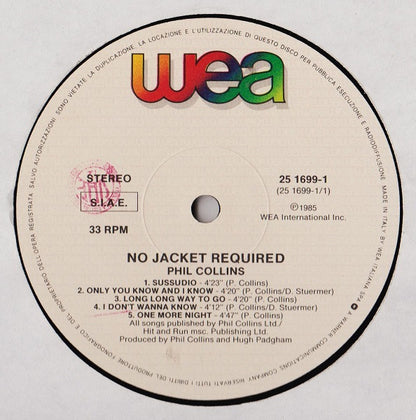 Phil Collins - No Jacket Required