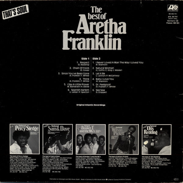 Aretha Franklin - The Best Of Aretha Franklin