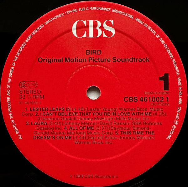 Bird - Bird (Original Motion Picture Soundtrack)