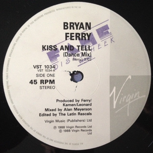 Bryan Ferry - Kiss And Tell