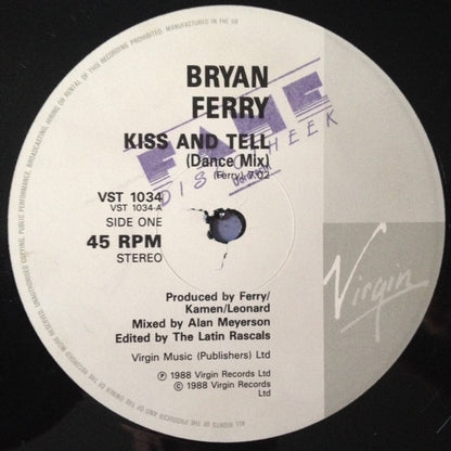 Bryan Ferry - Kiss And Tell