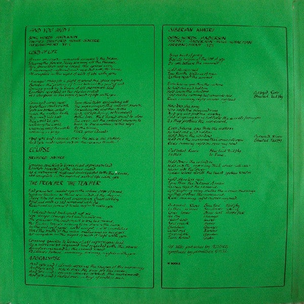 Yes - Close To The Edge