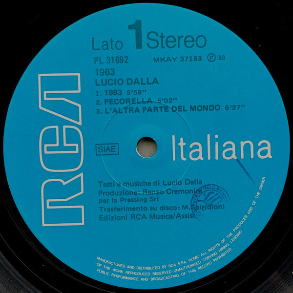 Lucio Dalla - 1983