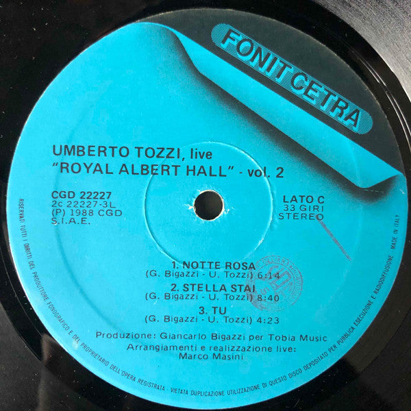 Umberto Tozzi - Royal Albert Hall : Live