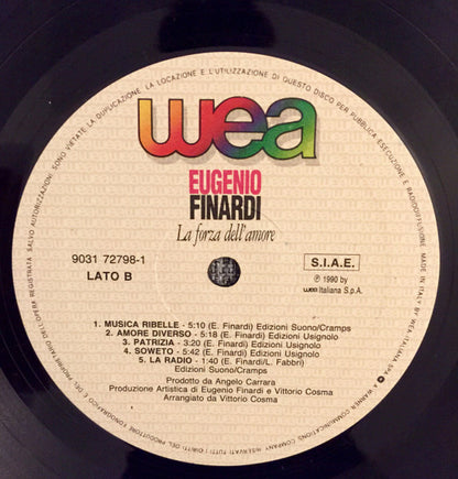 Eugenio Finardi - La Forza Dell'Amore