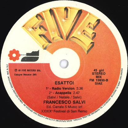 Francesco Salvi - Esatto! (Mix Version)