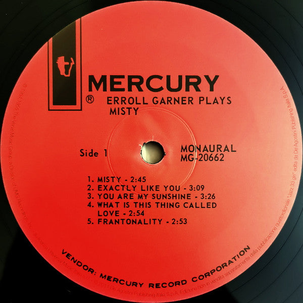 Erroll Garner - Plays Misty