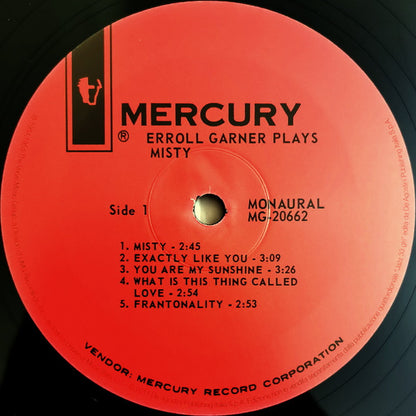 Erroll Garner - Plays Misty