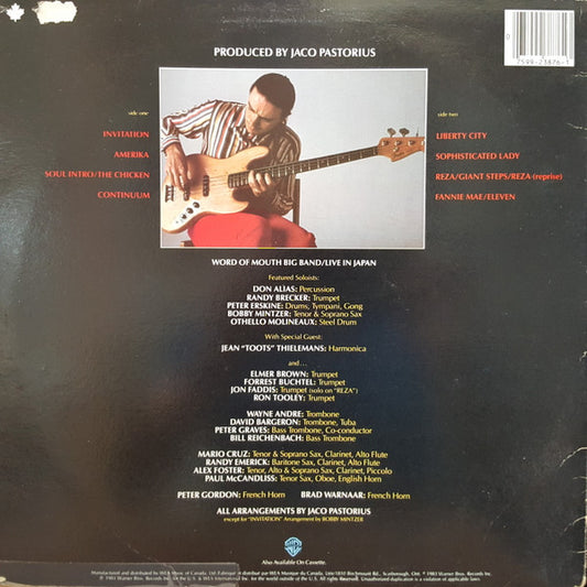 Jaco Pastorius - Invitation