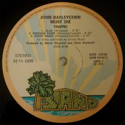 Traffic - John Barleycorn Must Die