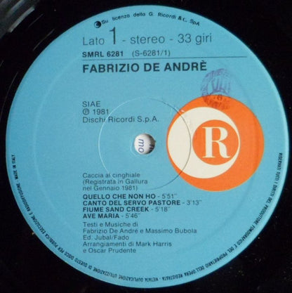 Fabrizio De André - Fabrizio De Andre'