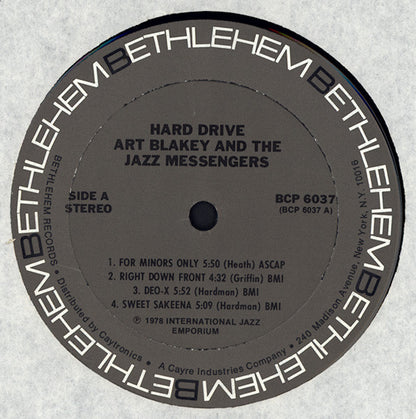 Art Blakey & The Jazz Messengers - Hard Drive