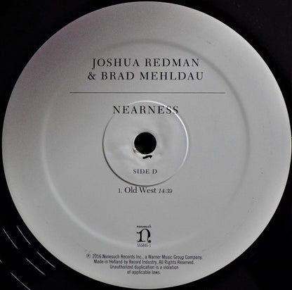 Joshua Redman & Brad Mehldau ‎– Nearness