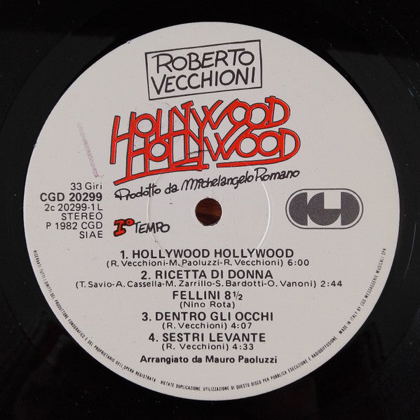 Roberto Vecchioni - Hollywood Hollywood